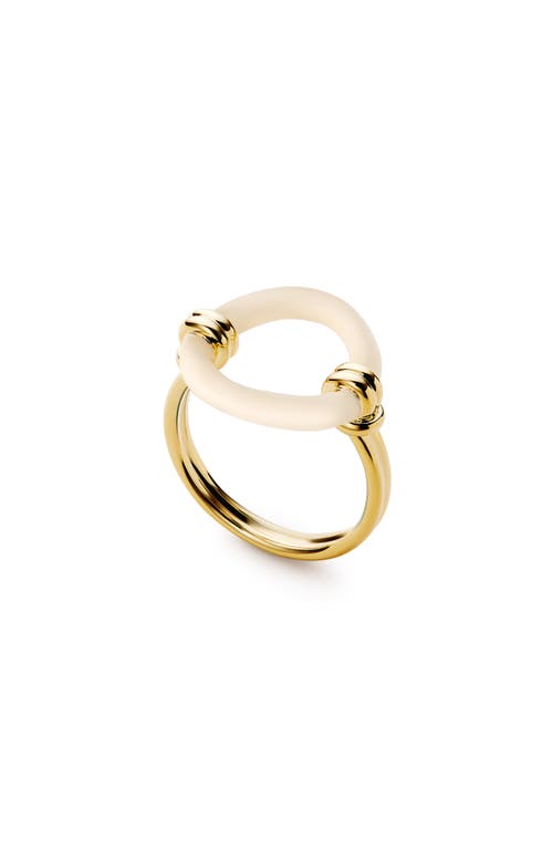 Ana Luisa Remi Statement Ring in Gold/white at Nordstrom, Size 8