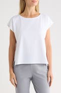 Eileen Fisher Ballet Neck Box Top
