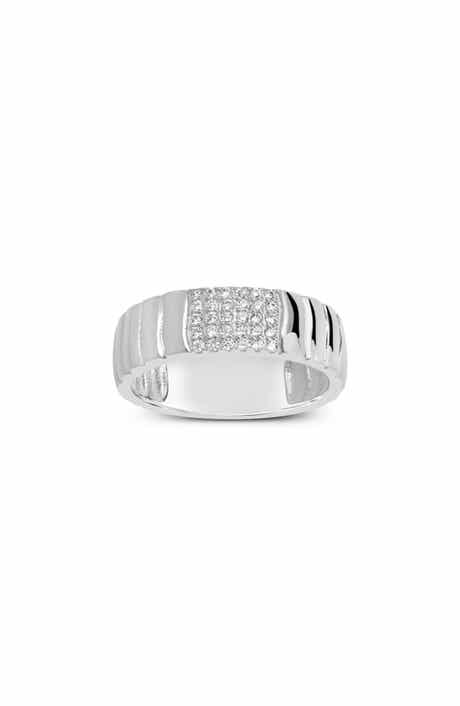 Sterling Forever Riley Pavé CZ Ring