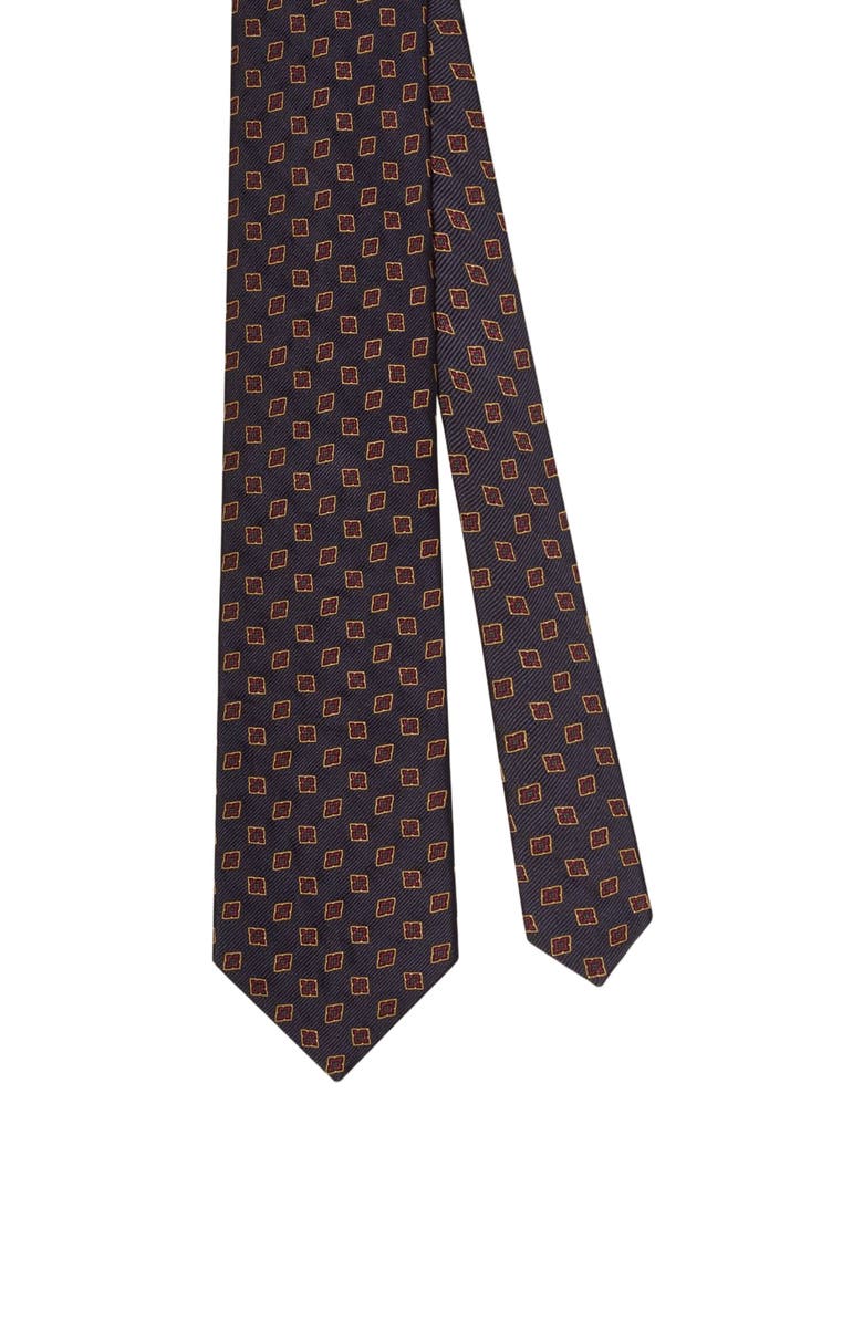 Robert Talbott Robert Neat Necktie, Main, color, Navy
