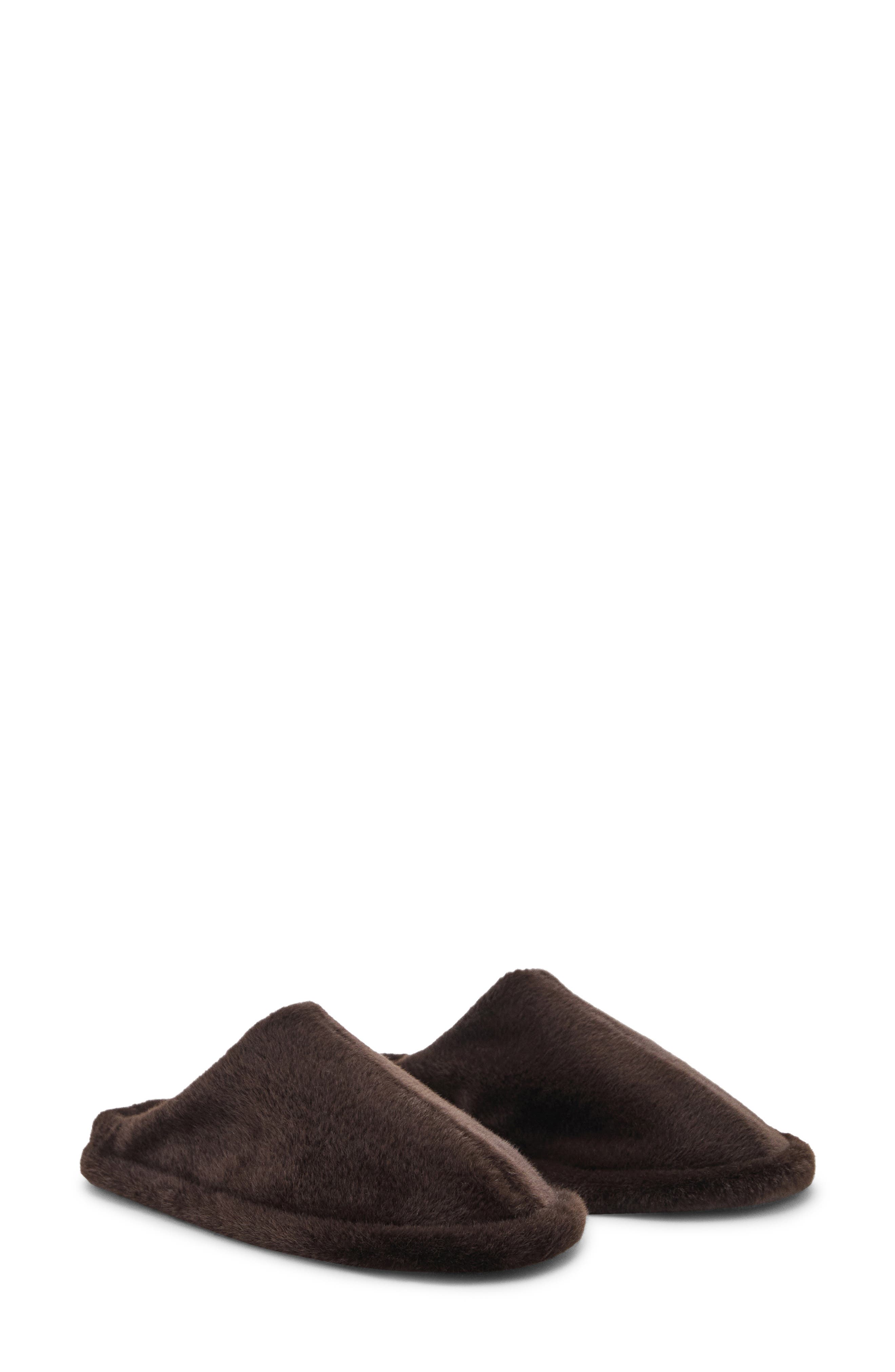 MANGO Faux Fur Slipper, Main, color, 