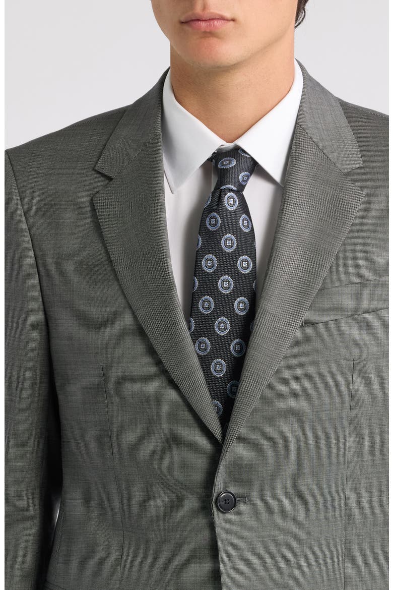 Houston Stretch Virgin Wool Suit, Alternate, color, BLACK