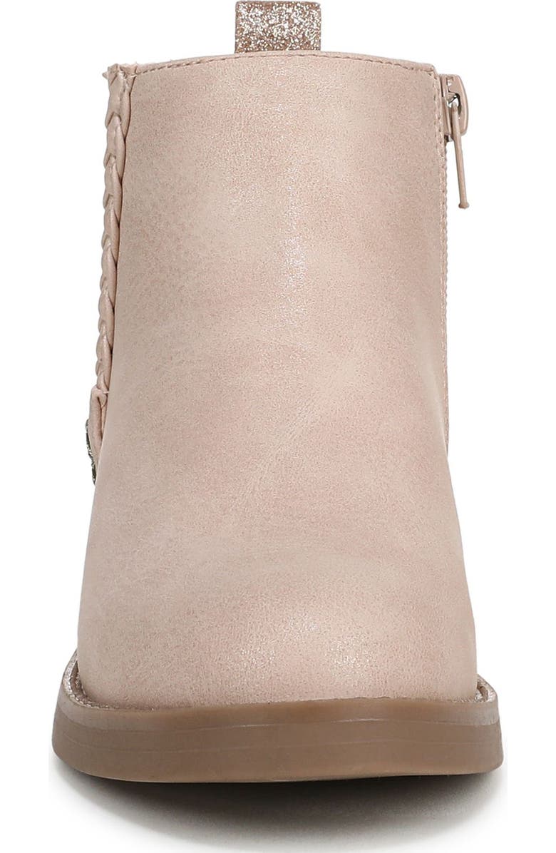 Blowfish Malibu Kids' Zojo Side Zip Boot, Alternate, color, Blush Pink Faux Leather