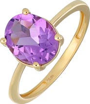 Bony Levy 14K Yellow Gold Oval Semiprecious Stone Ring