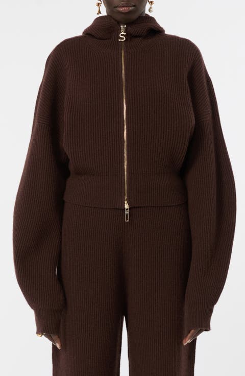 Balco Wool & Cashmere Zip Cardigan