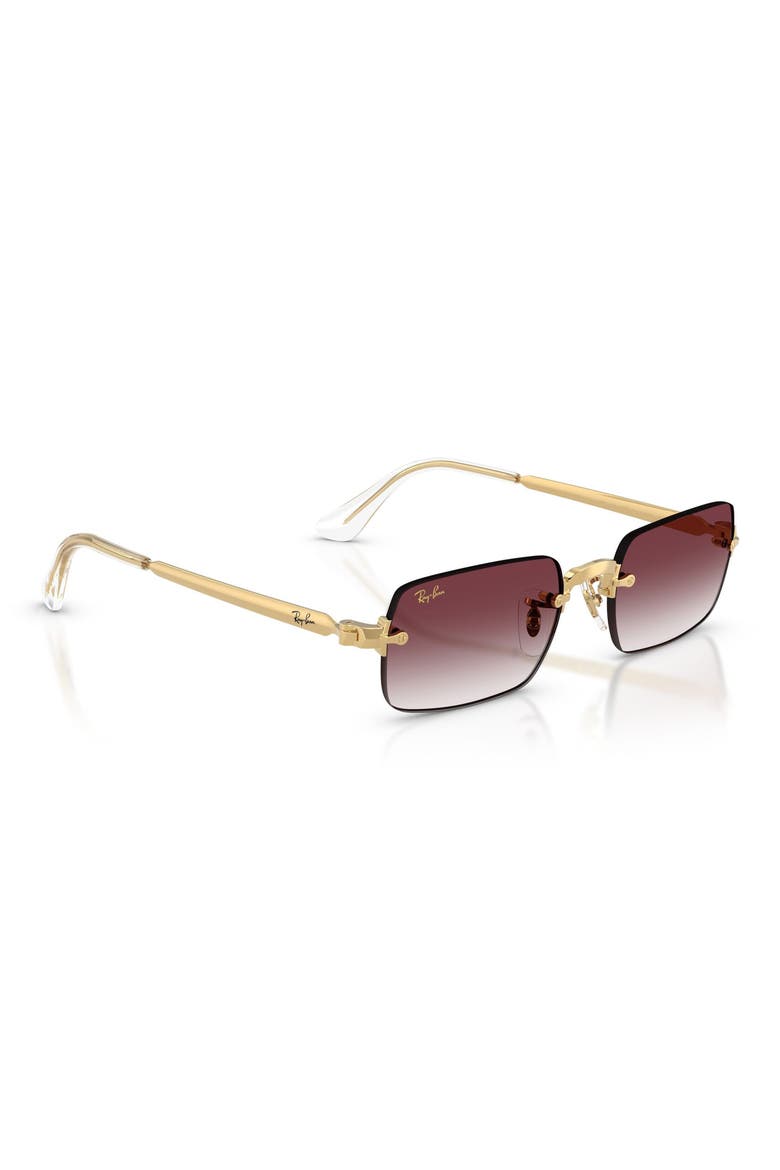 54mm Gradient Oval Sunglasses, Alternate, color, ARISTA / CLEAR DARK VIOLE