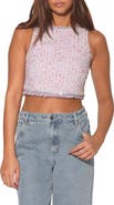 Walter Baker Giovanna Tweed Crop Top