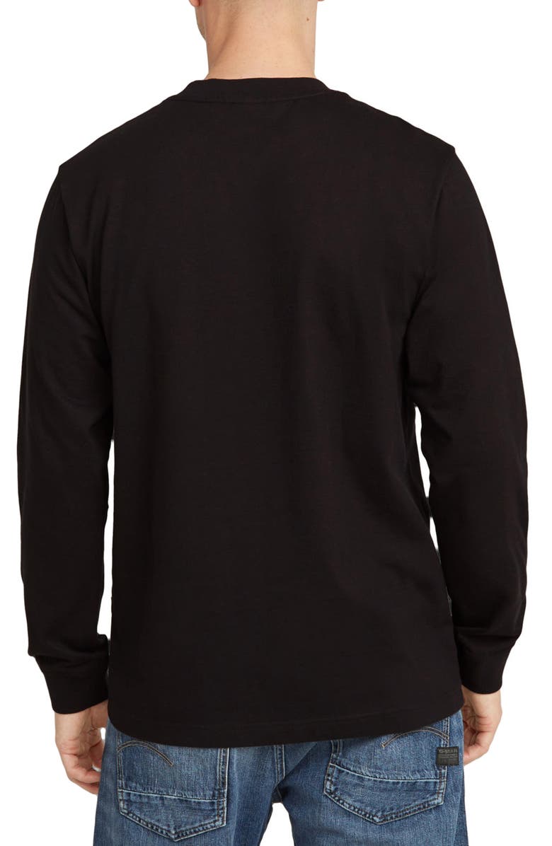 G-STAR Boxy Old Skool Logo Logo Sleeve Graphic T-Shirt, Alternate, color, 