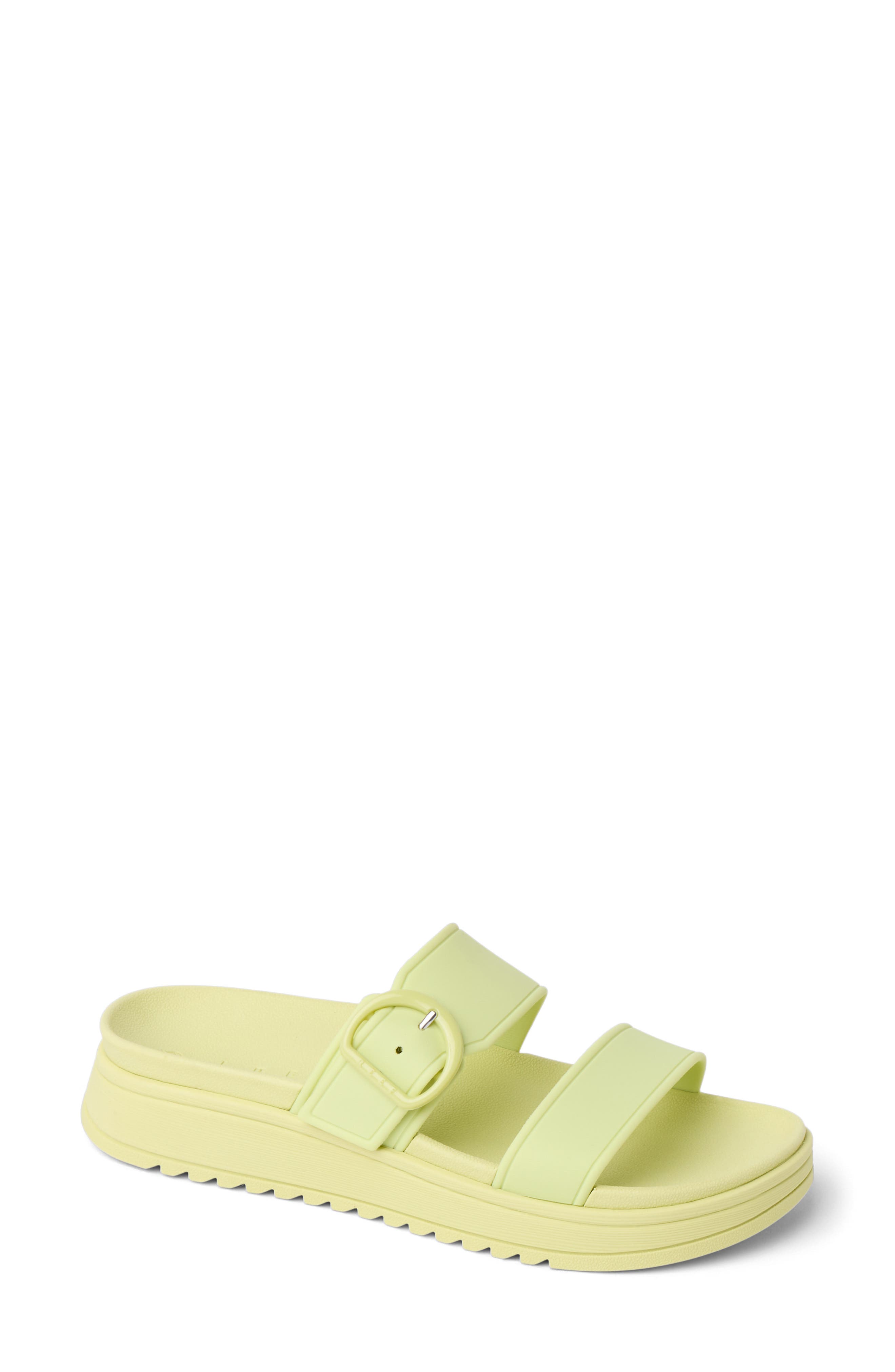 Reef Vista Capri Slide Sandal, Main, color, Lime Sherbet