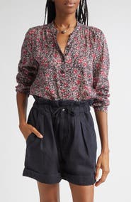 Isabel Marant Étoile Maria Floral Cotton Top