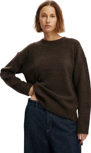 Cotton On Women's Luxe Crew Sweater