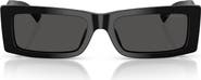 Jimmy Choo Lennon 54mm Polarized Rectangular Sunglasses