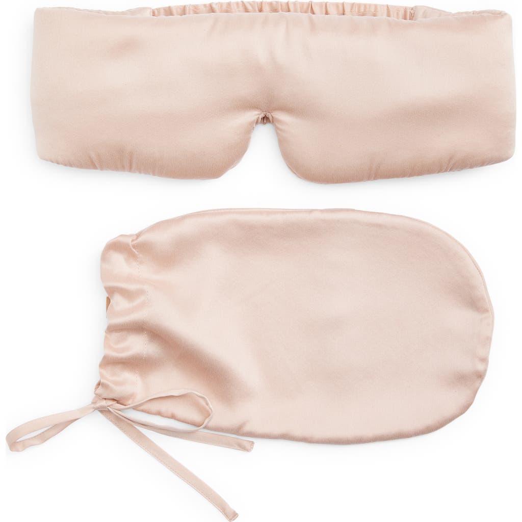 Lunya Washable Silk Weighted Sleep Mask In Neutral