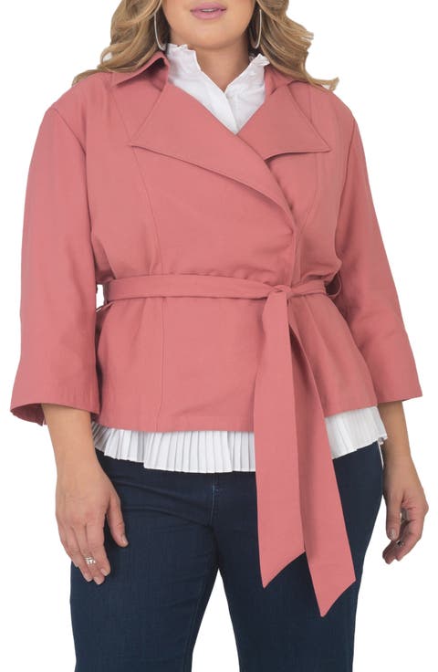 Belted Crop Jacket
