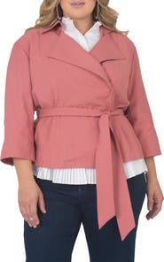 Standards & Practices Belted Crop Jacket