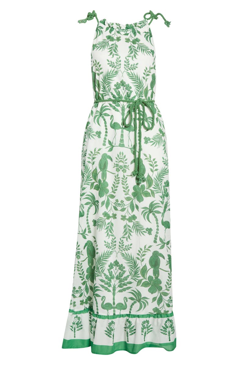 SUGARLIPS Kimana Floral Halter Maxi Dress, Alternate, color, 