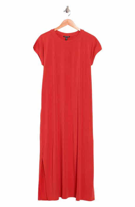 Eileen Fisher Crewneck Maxi Dress