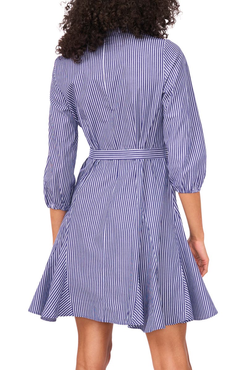Halogen<sup>®</sup> Stripe Belted Shirtdress, Alternate, color,