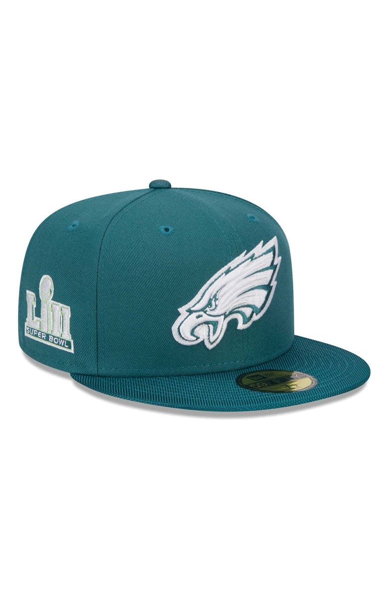 New Era Men's New Era Midnight Green Philadelphia Eagles Active Ballistic 59FIFTY Fitted Hat, Alternate, color, 