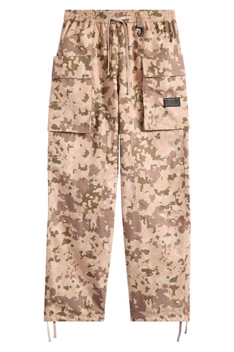 Camo Cargo Pants, Alternate, color, DOESKIN
