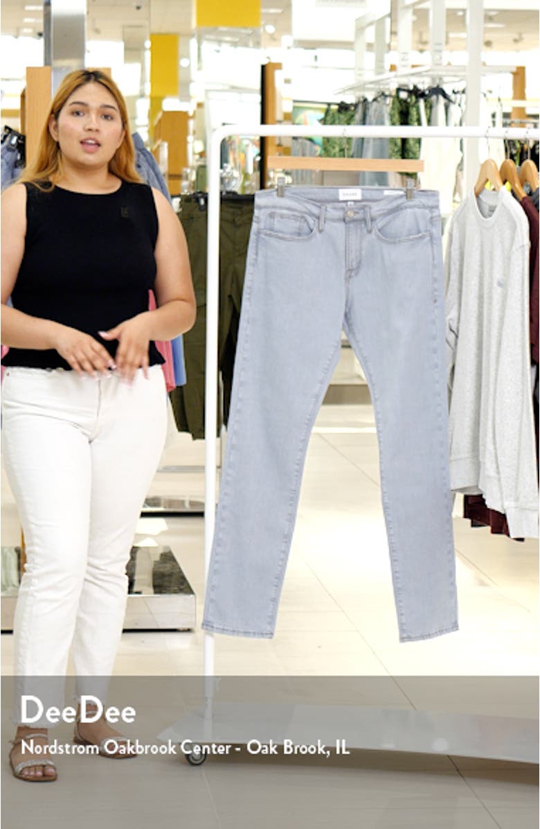 L'Homme Degradable Slim Fit Stretch Organic Cotton Jeans, sales video thumbnail