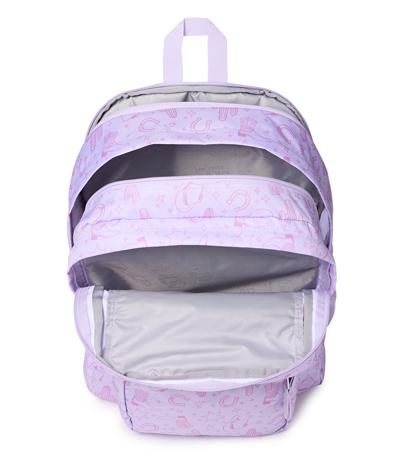 Jansport Big Student Backpack, Alternate, color, Wild West Escape Lilac