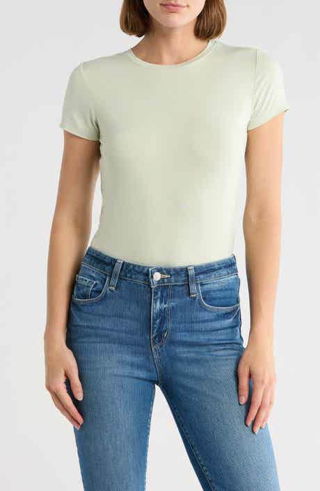 L'AGENCE Ressi Crewneck Short Sleeve T-Shirt