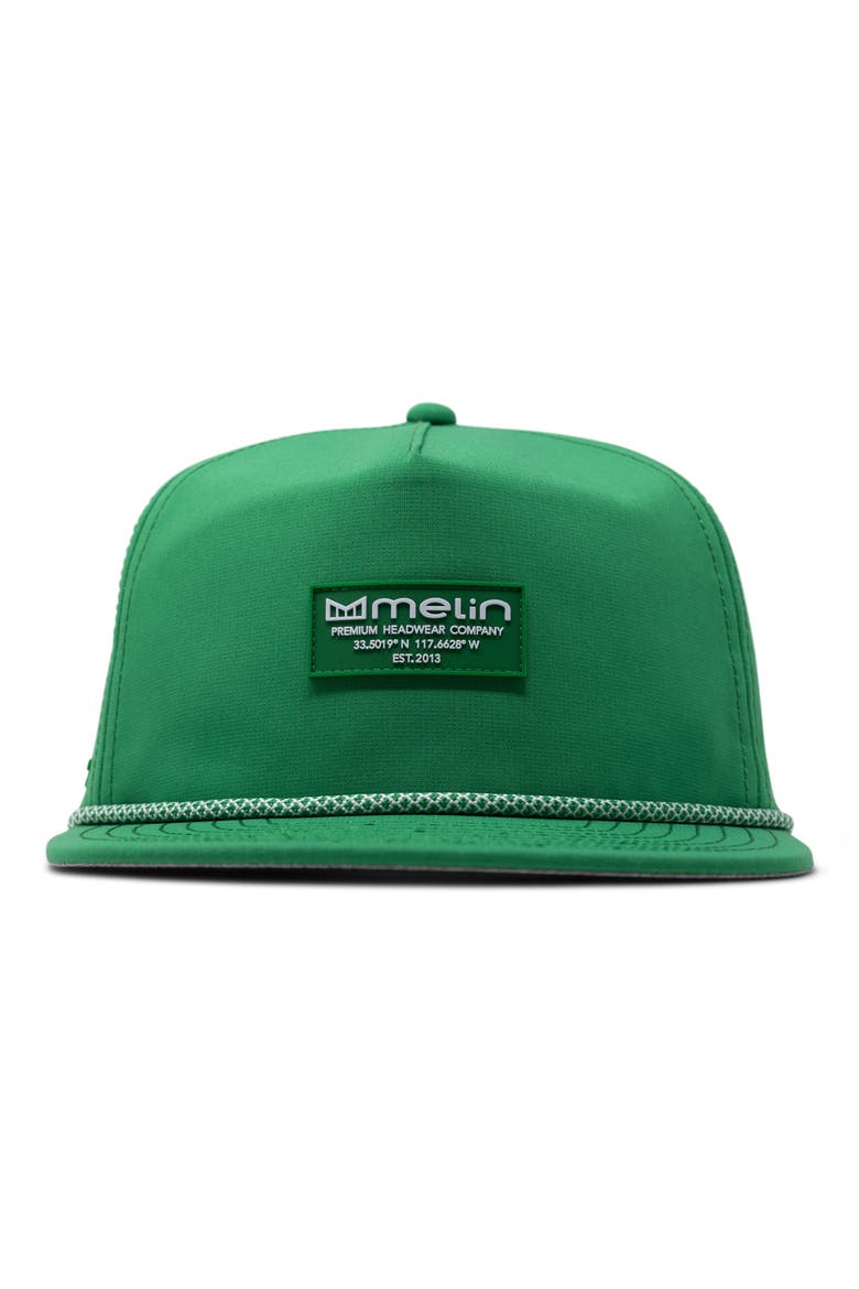 Coronado Brick Hydro Performance Snapback Hat, Alternate, color, KELLY GREEN