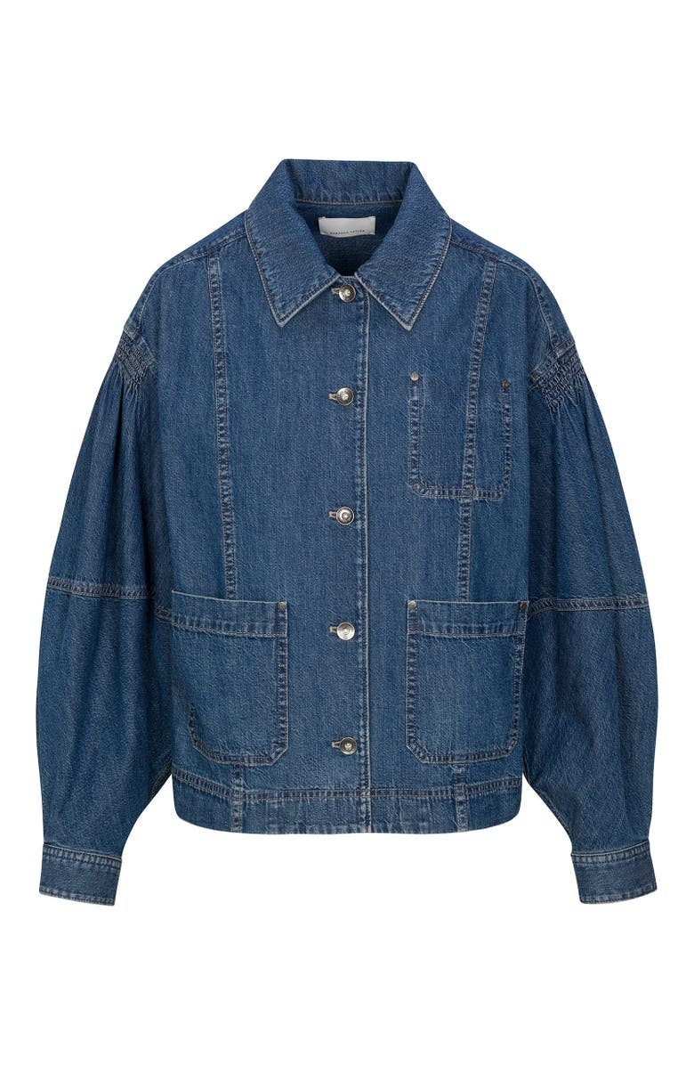 Rebecca Taylor Edith Shirt Jacket, Alternate, color, Edith Indigo