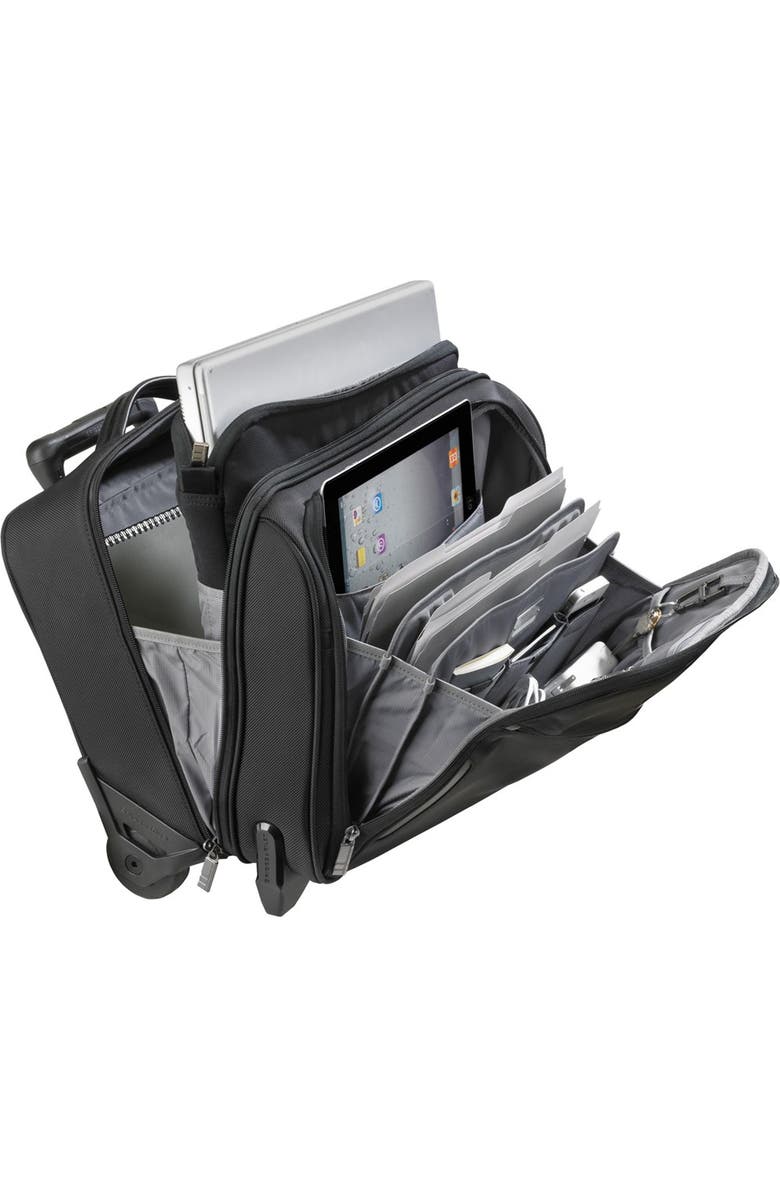 Briggs & Riley 'Medium Slim' Rolling Ballistic Nylon Briefcase, Alternate, color,