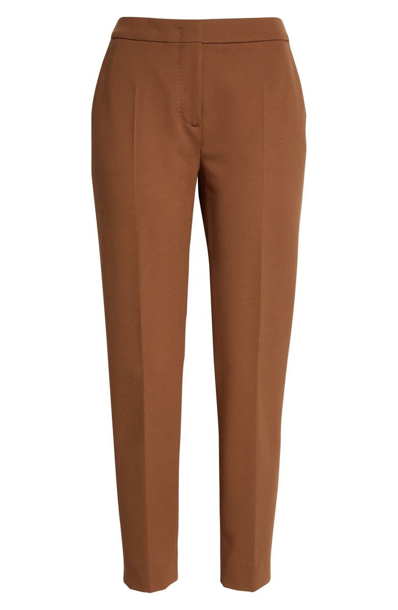 Max Mara Pegno Stretch Jersey Slim Ankle Pants, Alternate, color, 