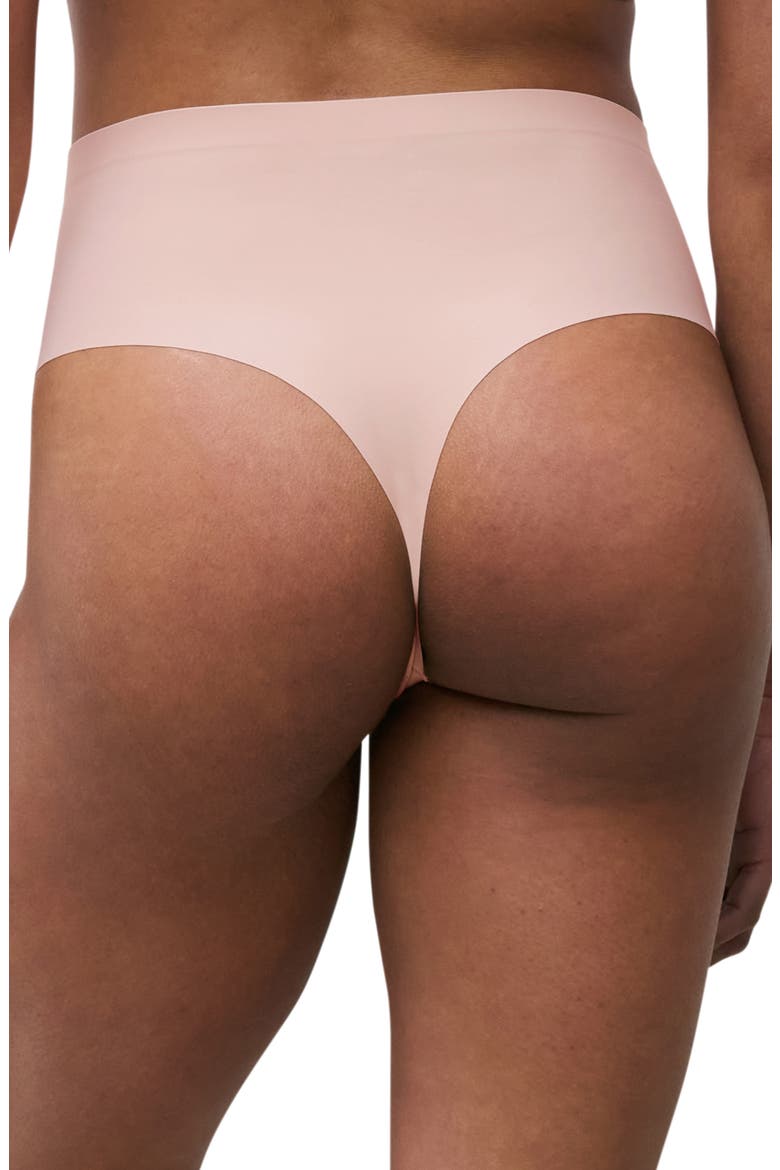 Defi High Waist Thong, Alternate, color, NUDE BLUSH