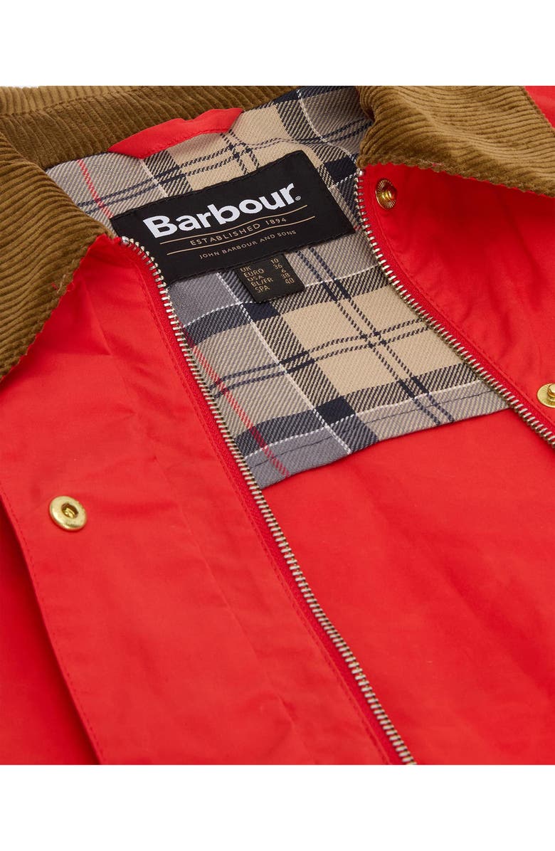Barbour Mackworth Casual Jacket, Alternate, color, Vermillion/ Dress