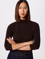 Whistles Animal Roll Neck Top