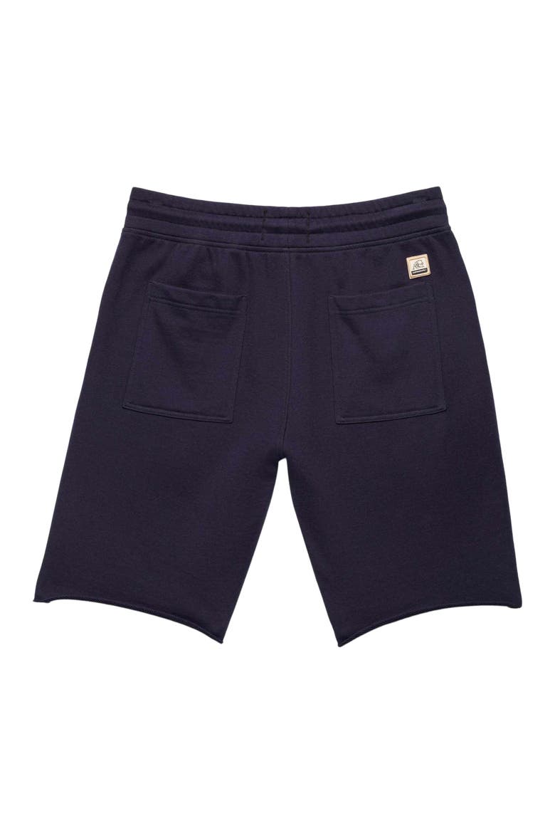 Sailor Drawstring Terry Short, Alternate, color, Navy Blazer