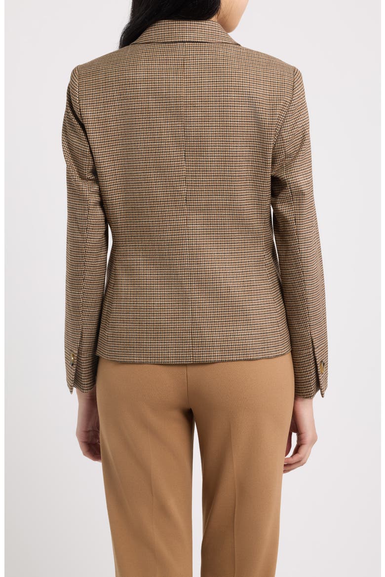 One-Button Notch Lapel Blazer, Alternate, color, VICUNA MULTI
