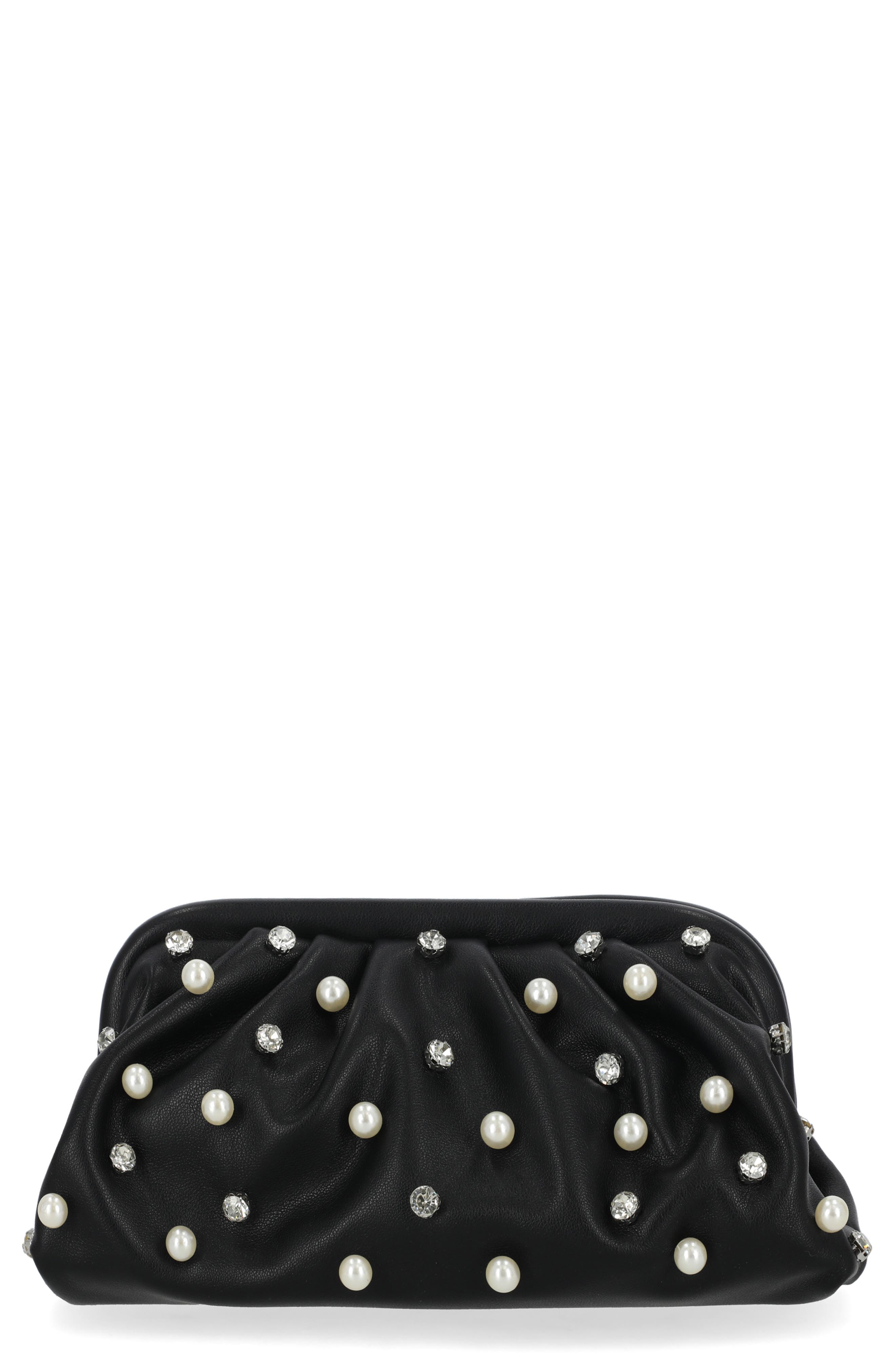 Jessica McClintock Violetta Studded Clutch