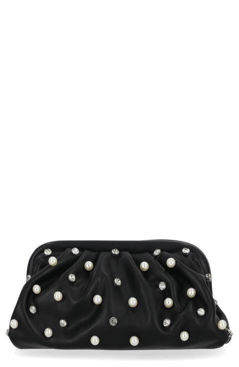 Violetta Studded Clutch