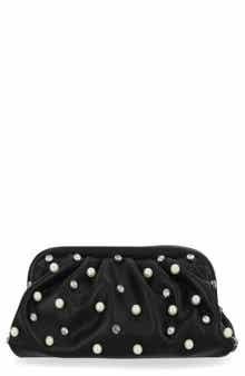 Jessica McClintock Violetta Studded Clutch