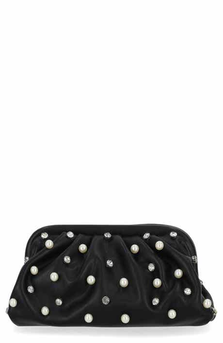 Jessica McClintock Violetta Studded Clutch
