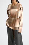 PLAN C Striped Long Sleeve T-Shirt