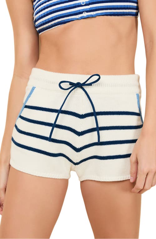 Solid & Striped The Louisa Tie Waist Sweater Shorts