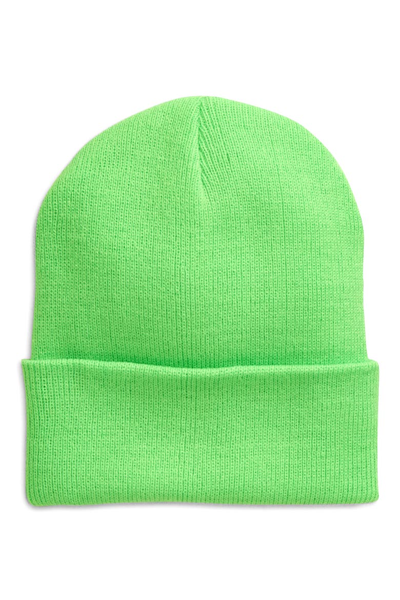 Odin Beanie, Main, color, NEON GREEN