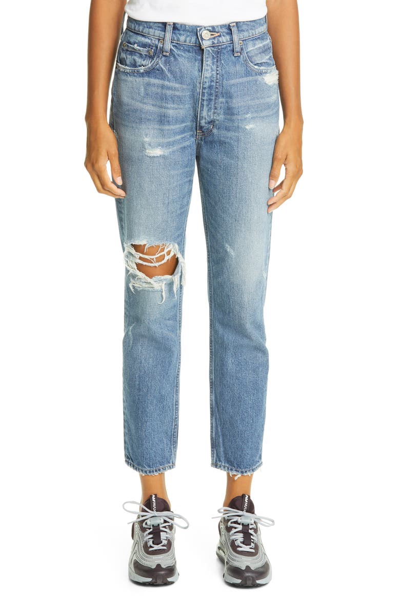 Marshall Boyfriend Skinny Jeans, Main, color, BLU 110