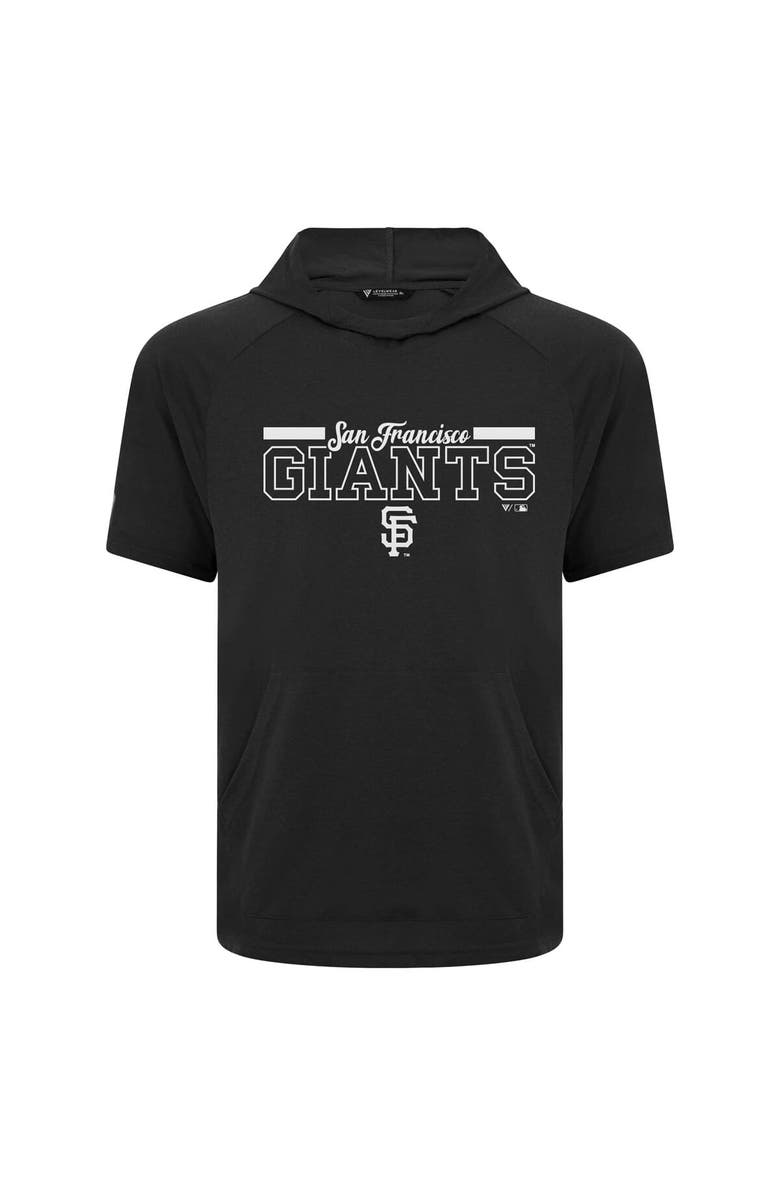 LEVELWEAR Men's Levelwear Black San Francisco Giants Phase Vanguard Hoodie T-Shirt, Alternate, color, Black