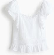 H&M Lace-trimmed Blouse