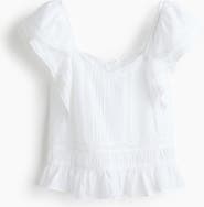 H&M Lace-trimmed Blouse