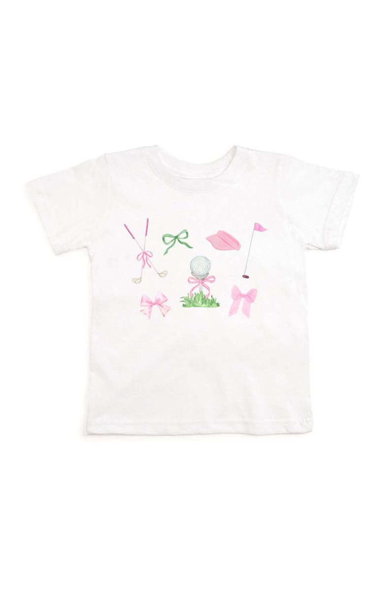 Sweet Wink Golf Icon Short Sleeve T-Shirt, Main, color, White