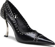 Jeffrey Campbell Fix Me Pointed Cap Toe Pump