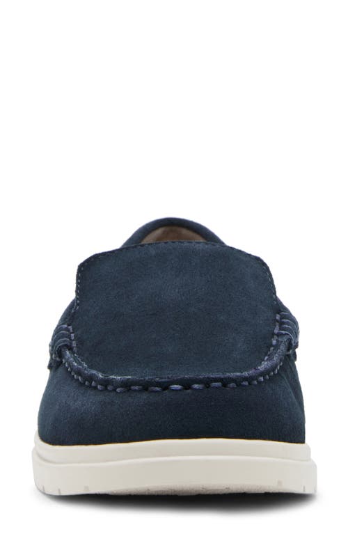Blondo Alex Waterproof Moc Toe Loafer In Navy Suede